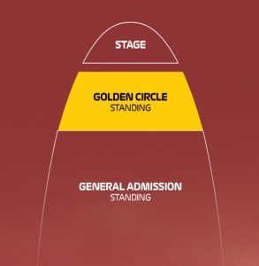 جایگاه بلیط در کنسرت Imagine Dragons اتحاد پارک