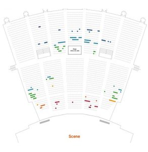 جایگاه سالن Palais des Congrès
